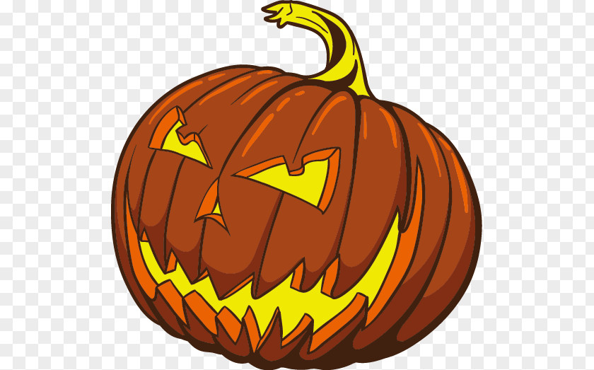 Cartoon Elements Halloween Pumpkin Jack-o-lantern Calabaza Drawing PNG