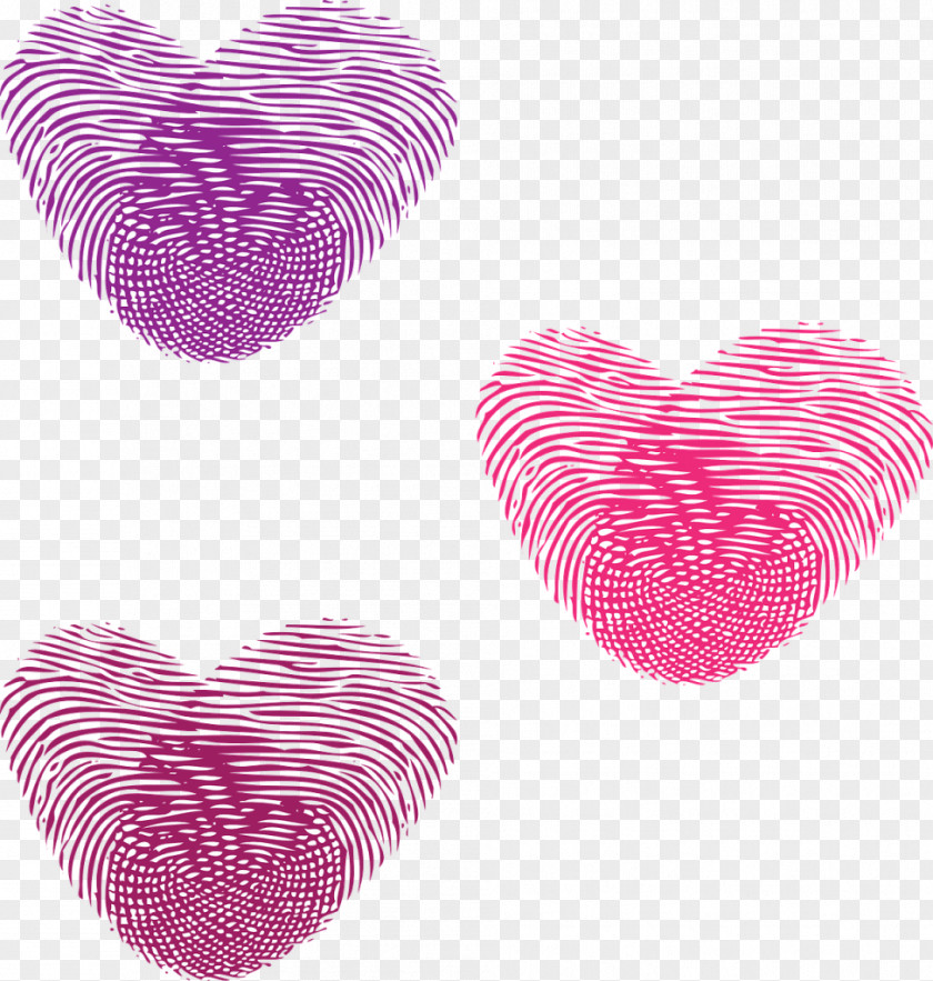 Finger Print Fingerprint Heart Footprint Thumb Clip Art PNG