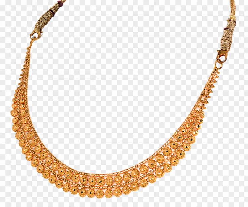Jewellery Chain Necklace Gold PNG