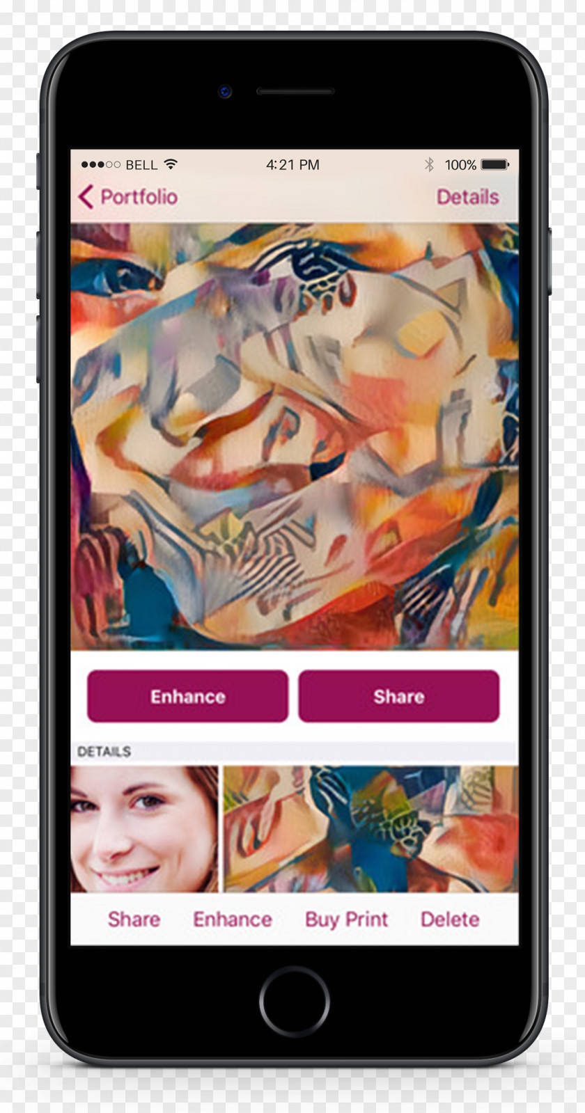 Smartphone Painting Artist App Store PNG