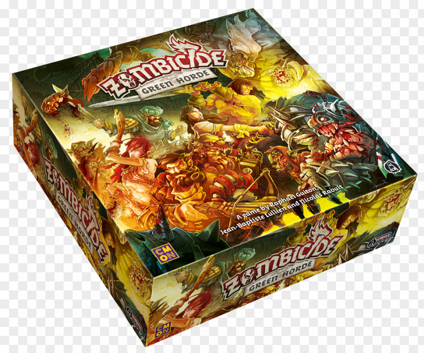 Infected Zombicide CMON Limited Board Game Kickstarter PNG