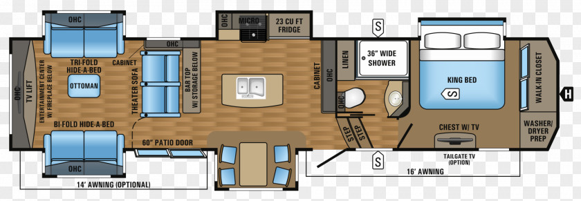 Rv Camping Floor Plan House Campervans PNG