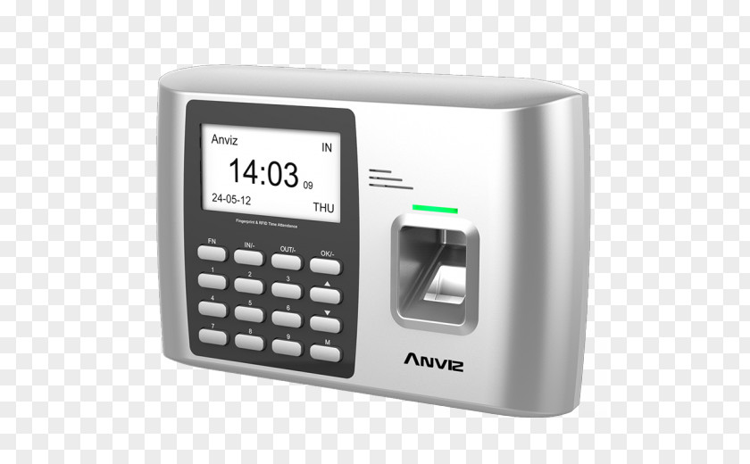 Security Alarm Time And Attendance Fingerprint Computer & Clocks Radio-frequency Identification PNG