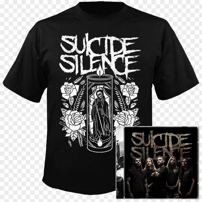 Suicide Silence Logo T-shirt Deathcore Danzig PNG