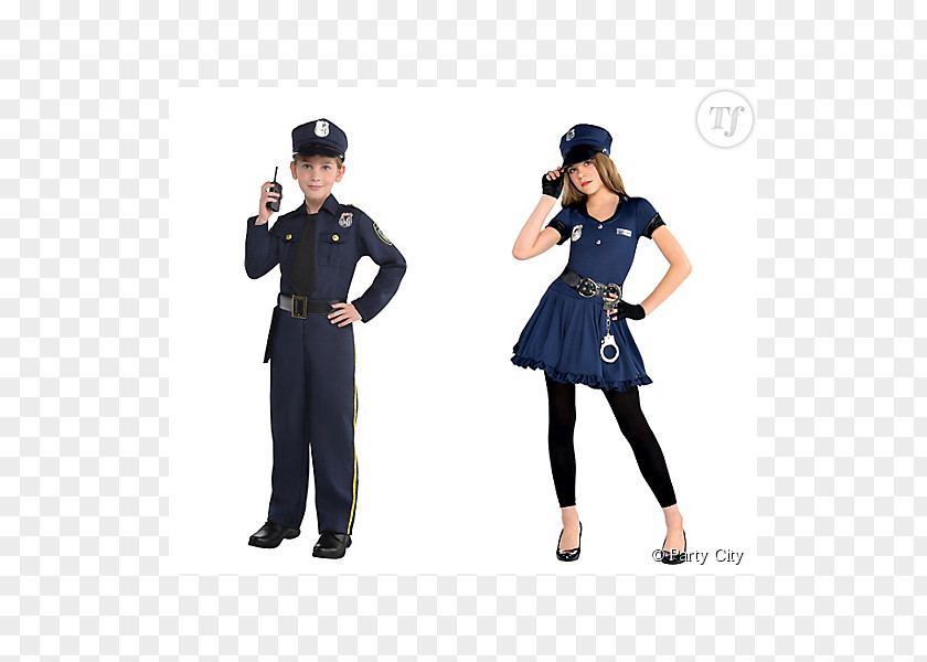 T-shirt Costume Party City Police Officer PNG