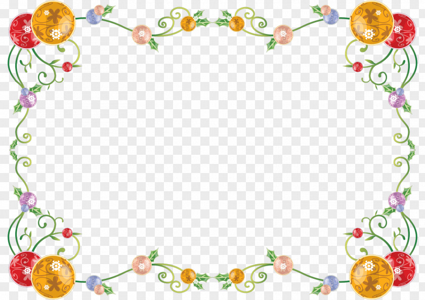 Text Box Frame Christmas Ornament Clip Art PNG