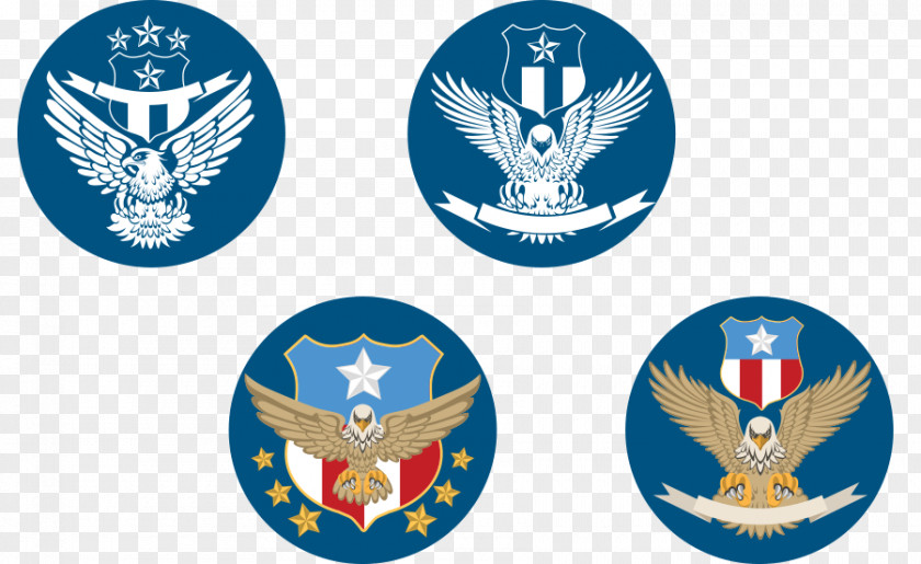 Vector Illustration Cartoon Falcon Bald Eagle Logo Emblem PNG