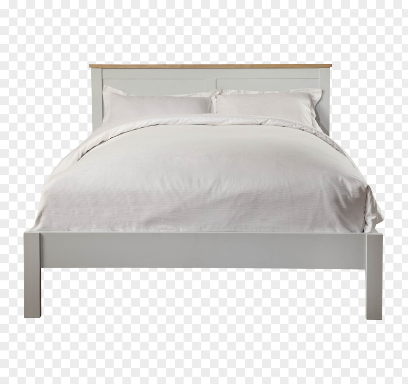 Grey Bed Top View Frame Mattress Size Headboard PNG