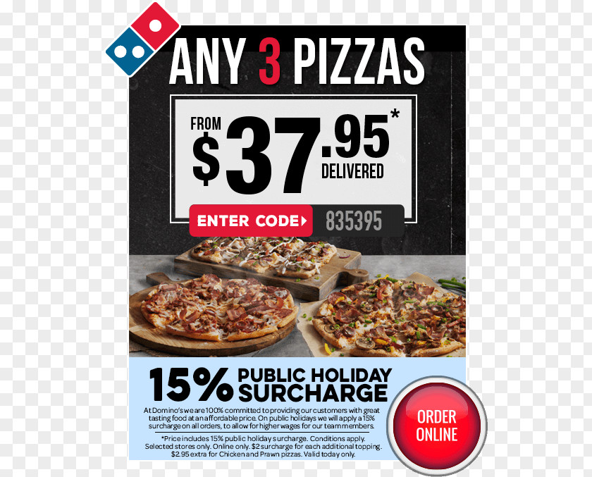 Pizza Domino's Magazine Coupon PNG