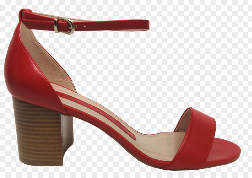 Sandal Court Shoe Boot Red PNG