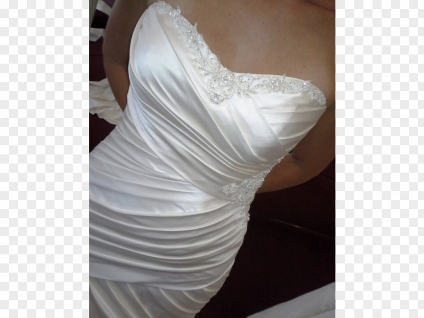 Satin Wedding Dress Shoulder Cocktail PNG