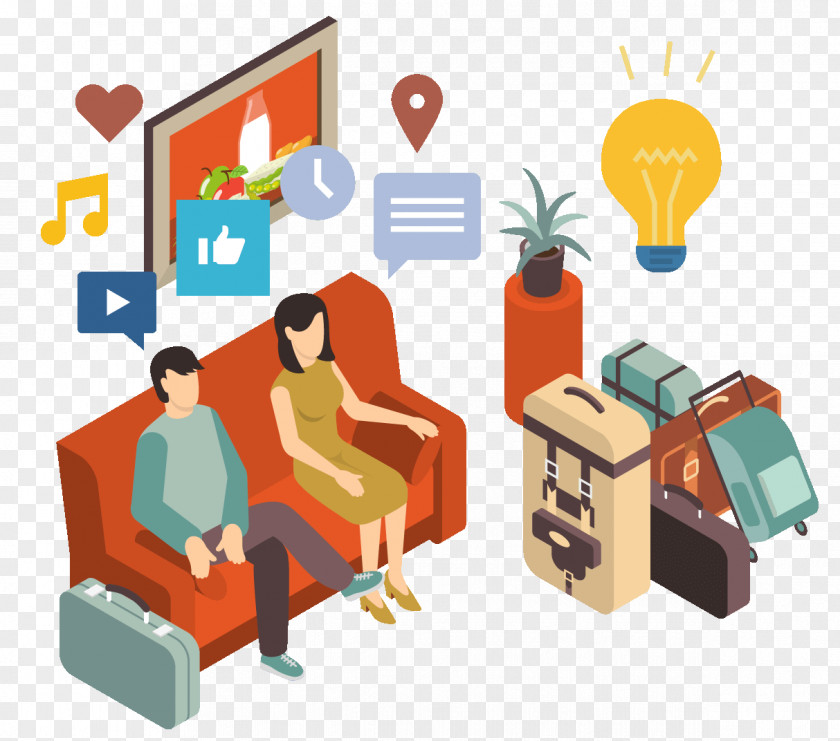 Sharing Furniture Business Room PNG