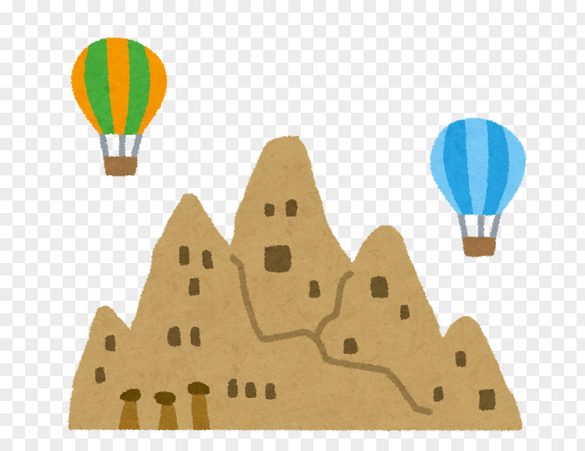 Cappadocia Sign Illustration Flight Clip Art PNG