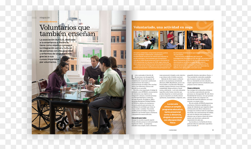 Discapacidad Disability And Equity At Work Magazine Brochure Jody Heymann PNG