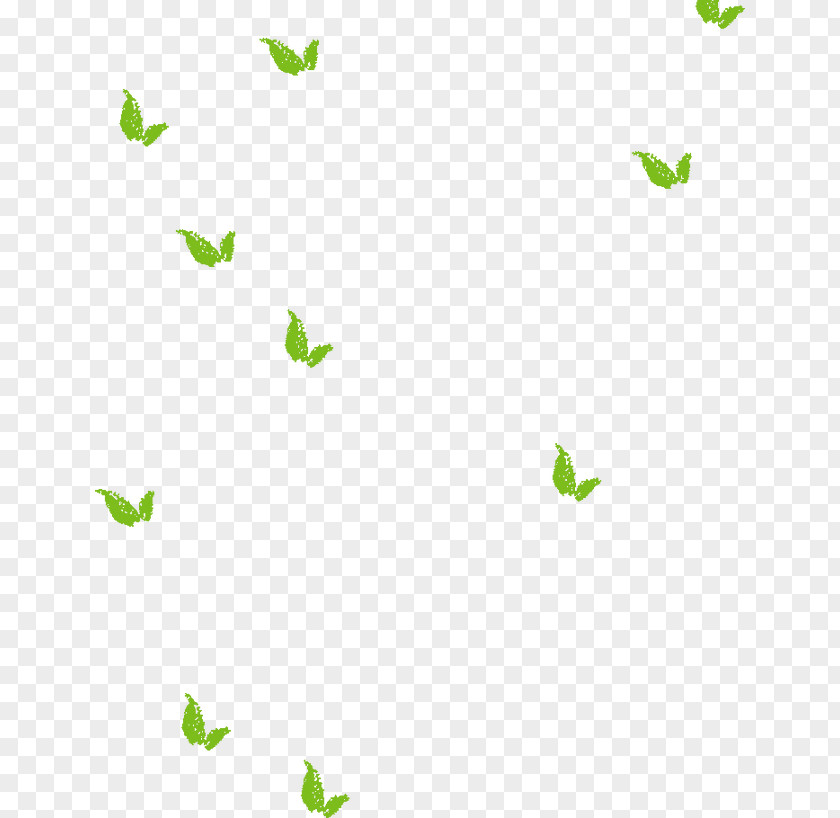 Floating Green Grass Area Love Pattern PNG