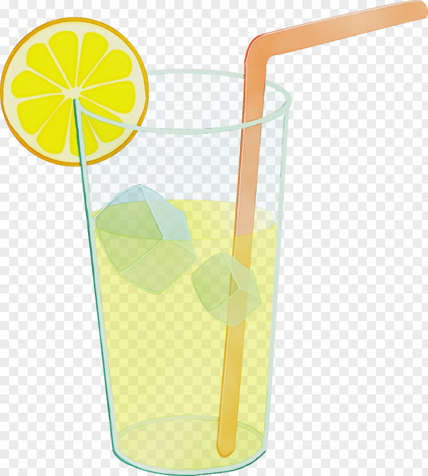 Glass Cocktail Garnish Drink Highball Drinking Straw Non-alcoholic Beverage Lime PNG