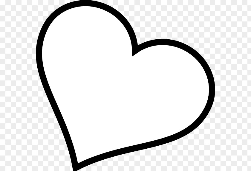 Heart Line Drawing Clip Art PNG