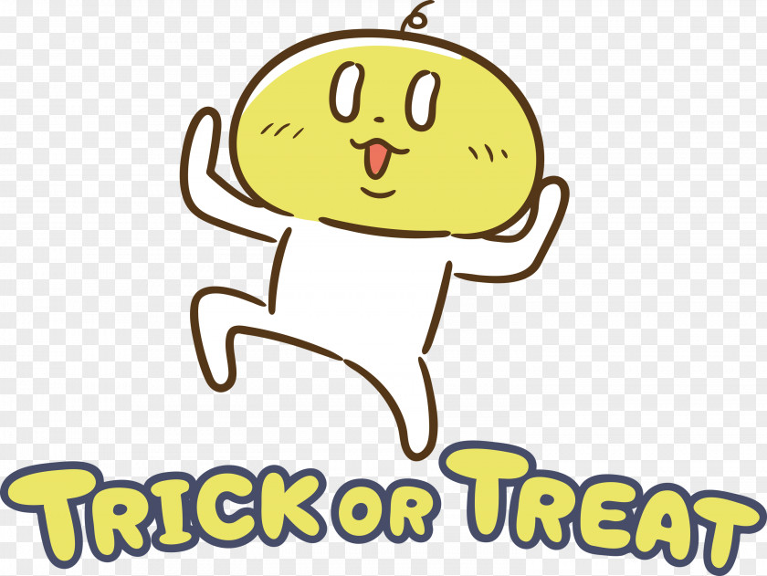 TRICK OR TREAT Happy Halloween PNG