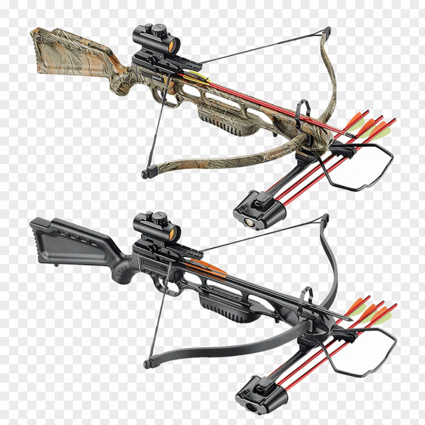 Bow Package Crossbow Bolt Weapon Archery Red Dot Sight PNG