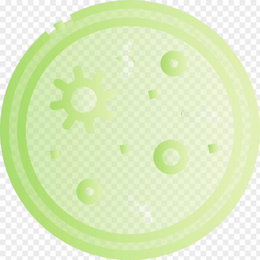 Green Plate Dishware Circle Tableware PNG