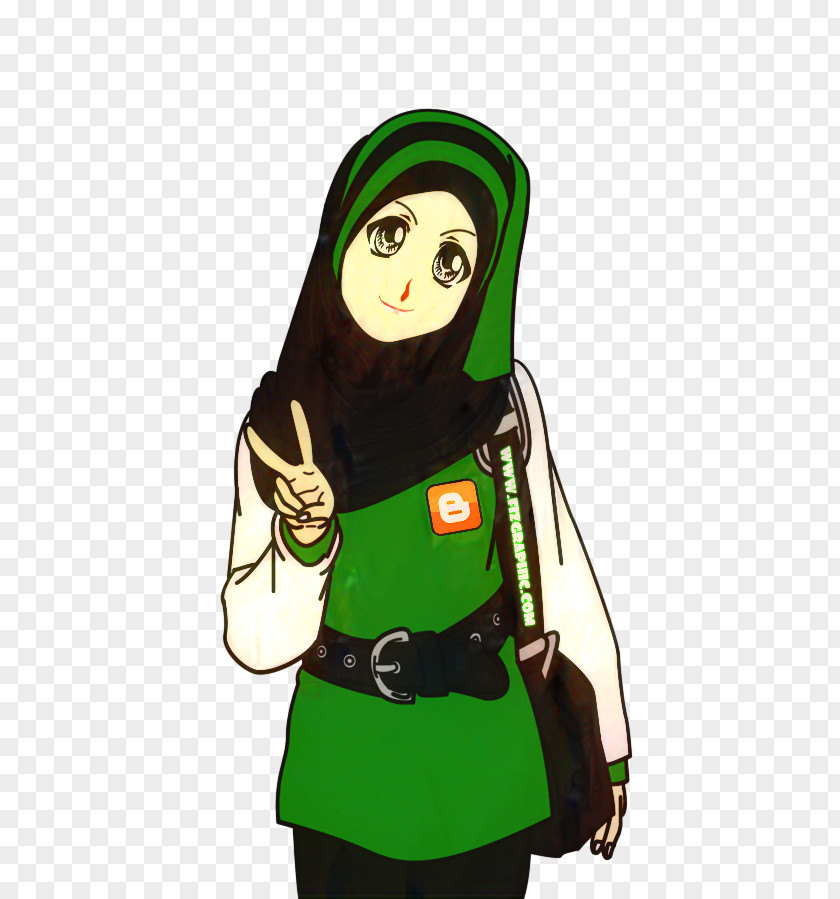 Muslim Hijab Cartoon Quran Clip Art PNG