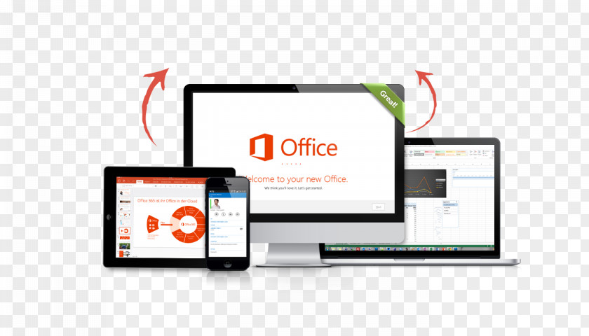 Office365 Web Development Presentation Responsive Design Business PNG