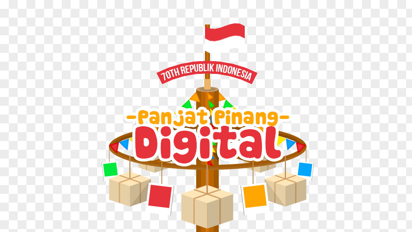 Panjat Pinang Proclamation Of Indonesian Independence Greasy Pole Telkomsel Game Clip Art PNG