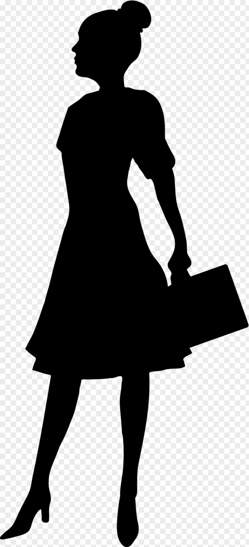 Professional Women Human Behavior Shoe Silhouette White Clip Art PNG