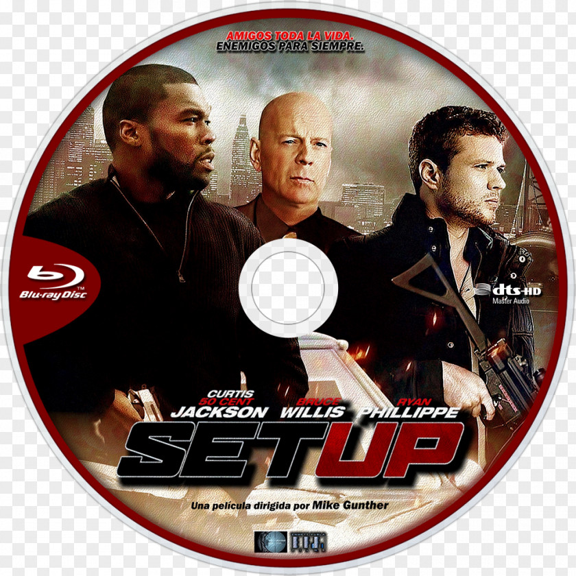 Bruce Willis Setup Action Film Album Cover Brand DVD PNG