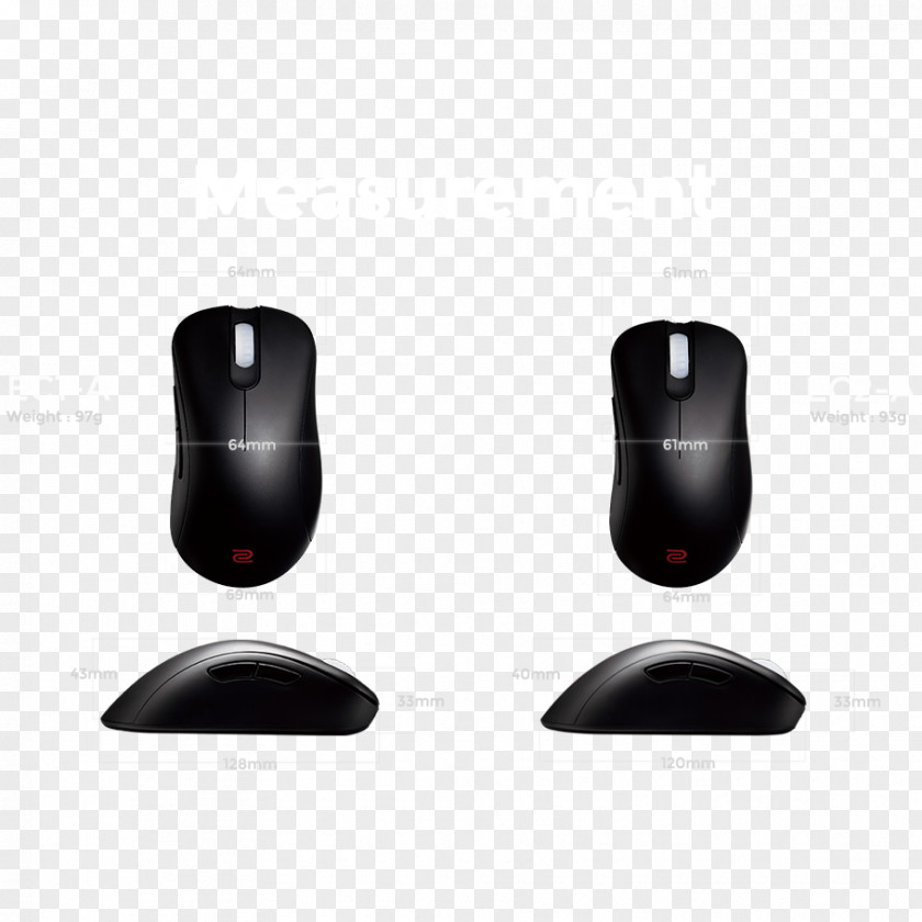 Computer Mouse USB Gaming Optical Zowie Black ZOWIE GEAR EC1-A FK1 PNG