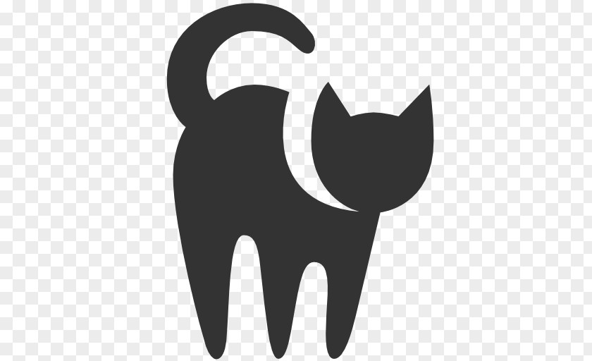 Free High Quality Cat Icon Black Dog PNG