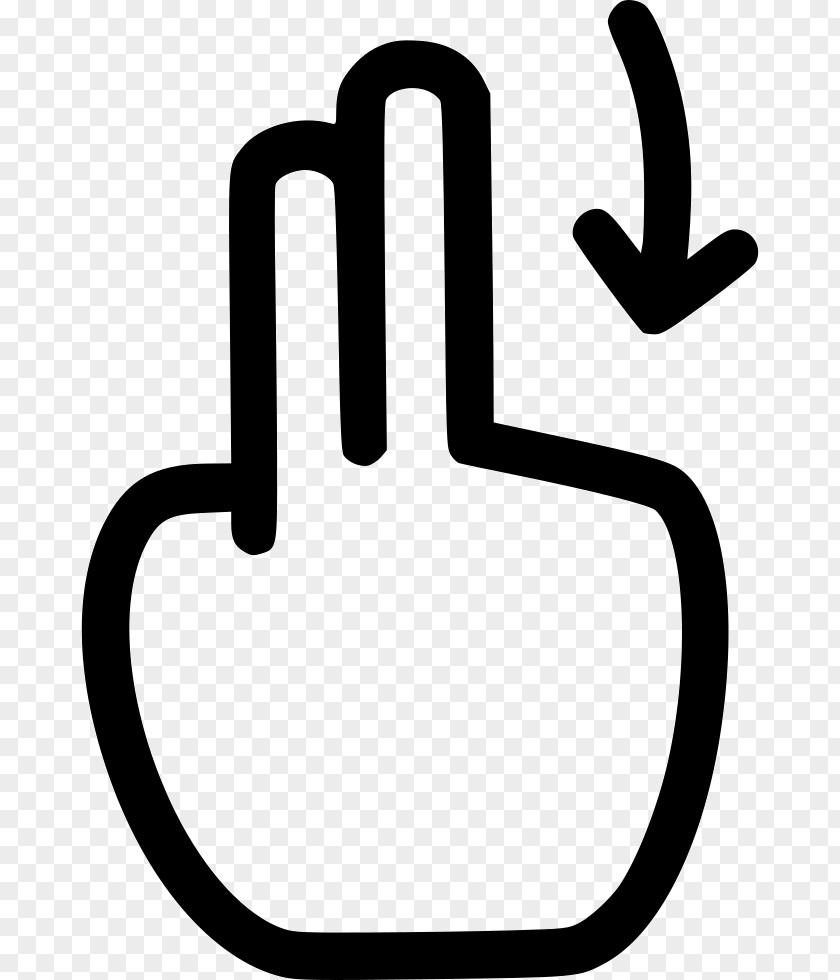 Line Thumb White Clip Art PNG