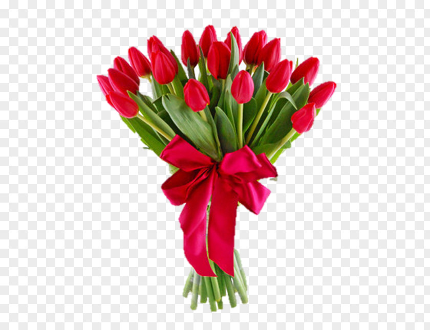 Tulip Flower Bouquet Cut Flowers Gift PNG