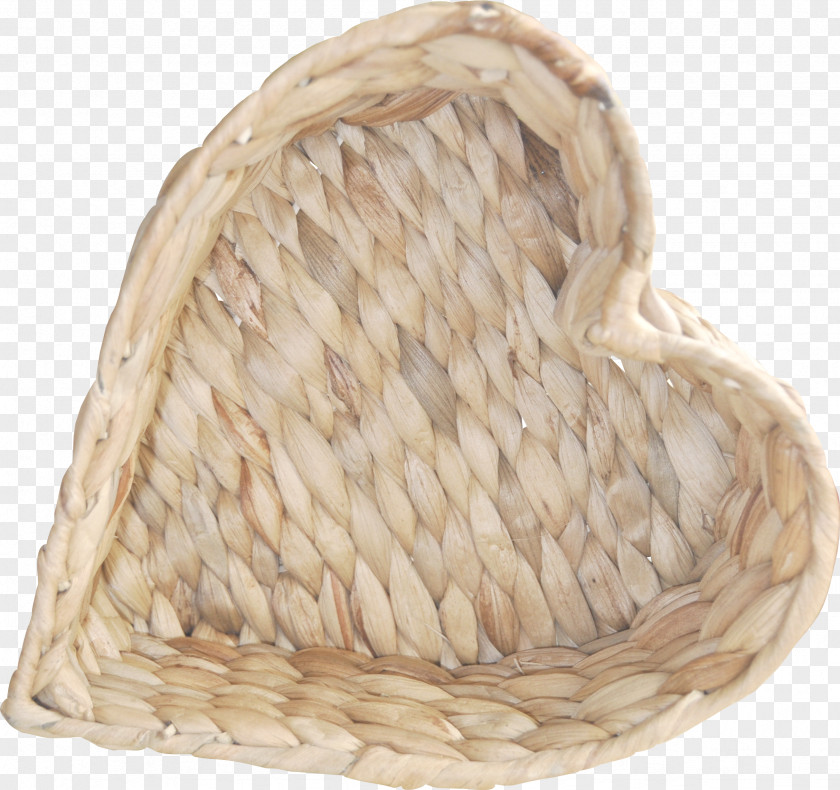 Brown Hay Knitting Heart Box Clip Art PNG