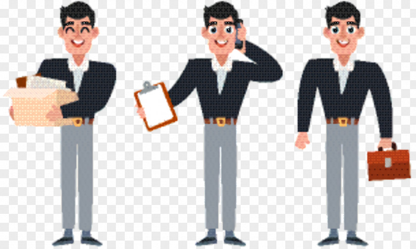 Formal Wear Gentleman Salaryman Cartoon PNG