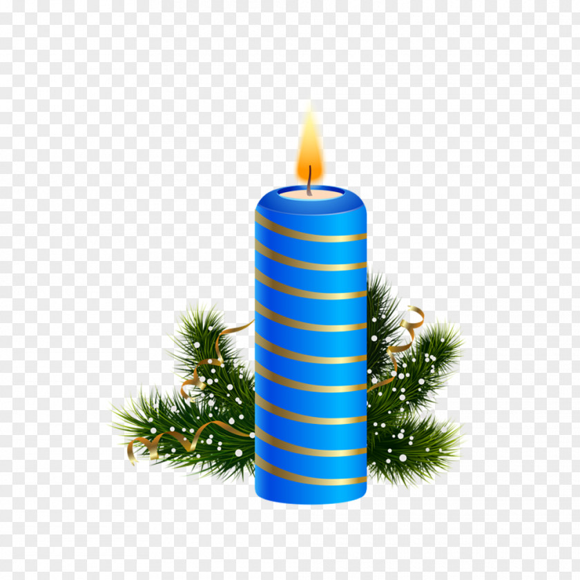 Free Christmas Tree Candle Pull Material Blue Birthday Cake Clip Art PNG