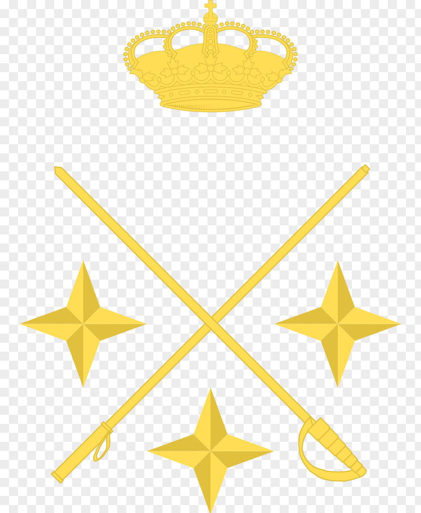 General Captain Military Rank Insegna PNG
