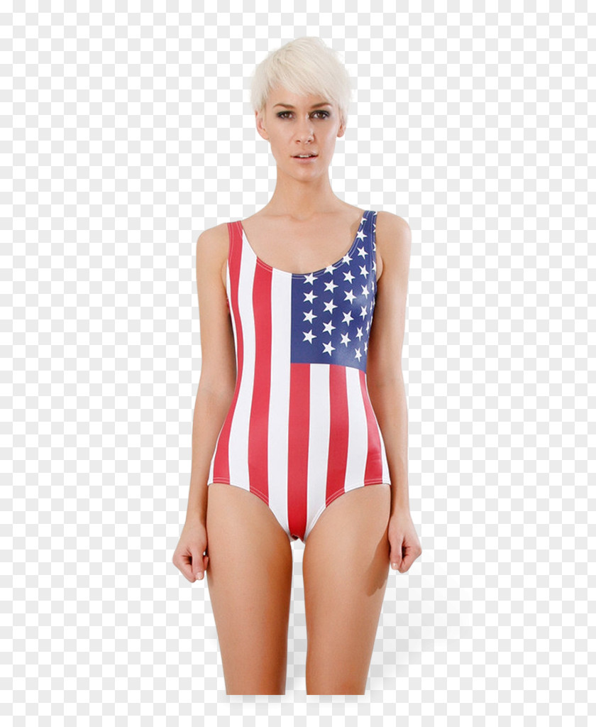 One-piece Swimsuit Flag Of The United States Monokini PNG