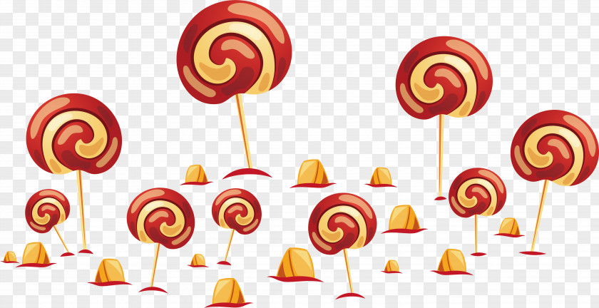 Red Lollipop Candy PNG