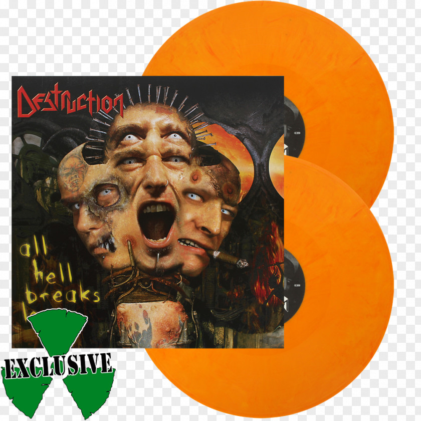Destruction All Hell Breaks Loose Thrash Metal Music Devastation Of Your Soul PNG metal of Soul, Metallica clipart PNG