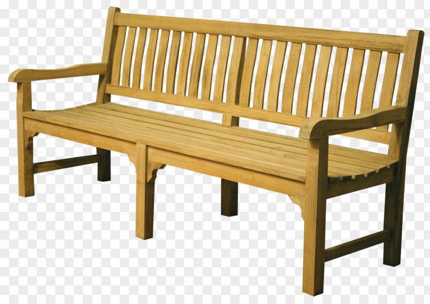 Wood Bench Garden Furniture Teak Kayu Jati PNG