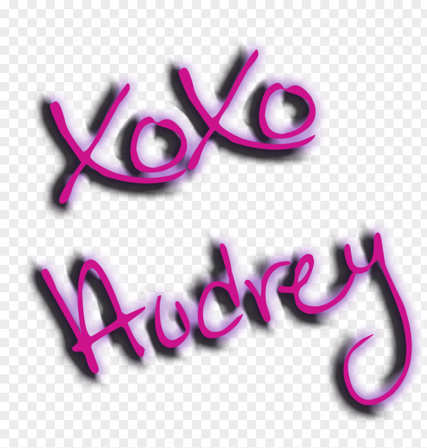 Xoxo Logo Brand Pink M Font PNG