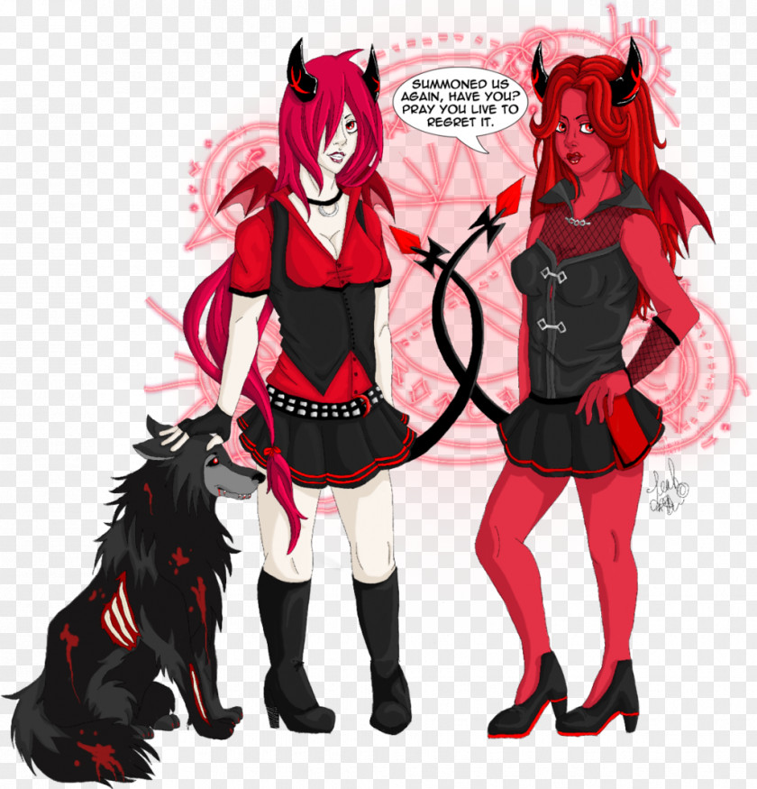 Demon Costume Design PNG