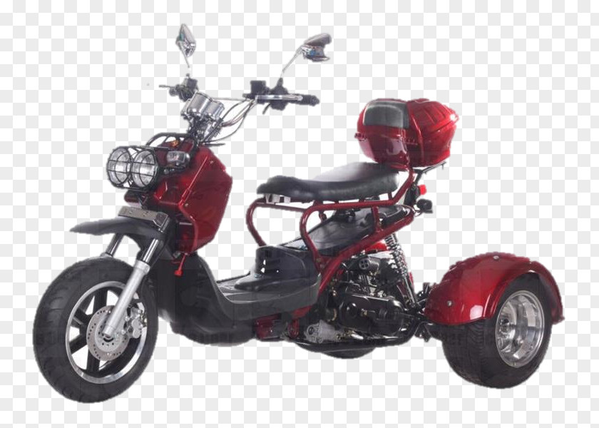 Gas Motor Scooters Car Motorcycle Moped Scooter Motorized Tricycle PNG