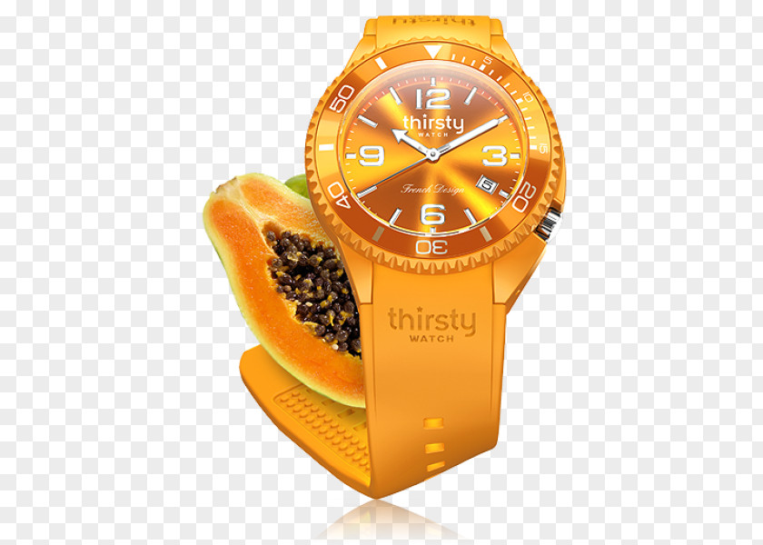 Papaya Juice Watch Strap Clothing Accessories Brand PNG