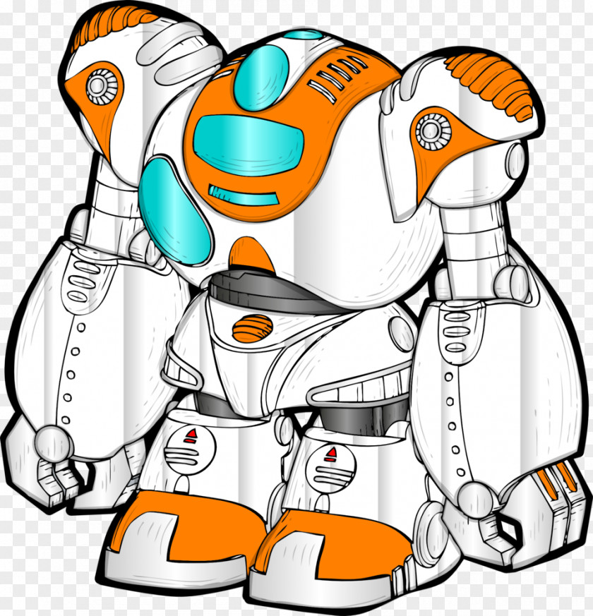 Robot Humanoid Drawing Clip Art PNG