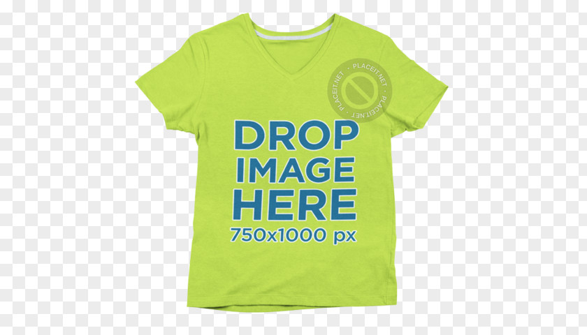 Stage Backdrop T-shirt Logo Outerwear Green Sleeve PNG
