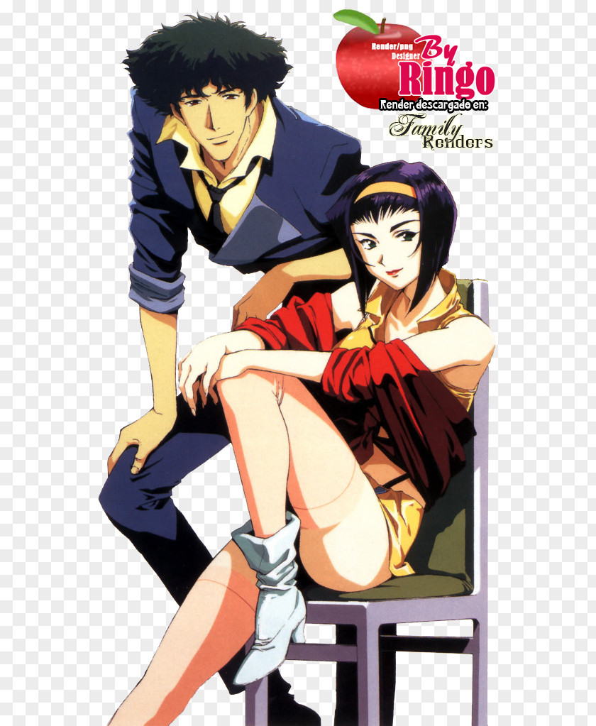 T-shirt Spike Spiegel Faye Valentine Miniskirt Character PNG