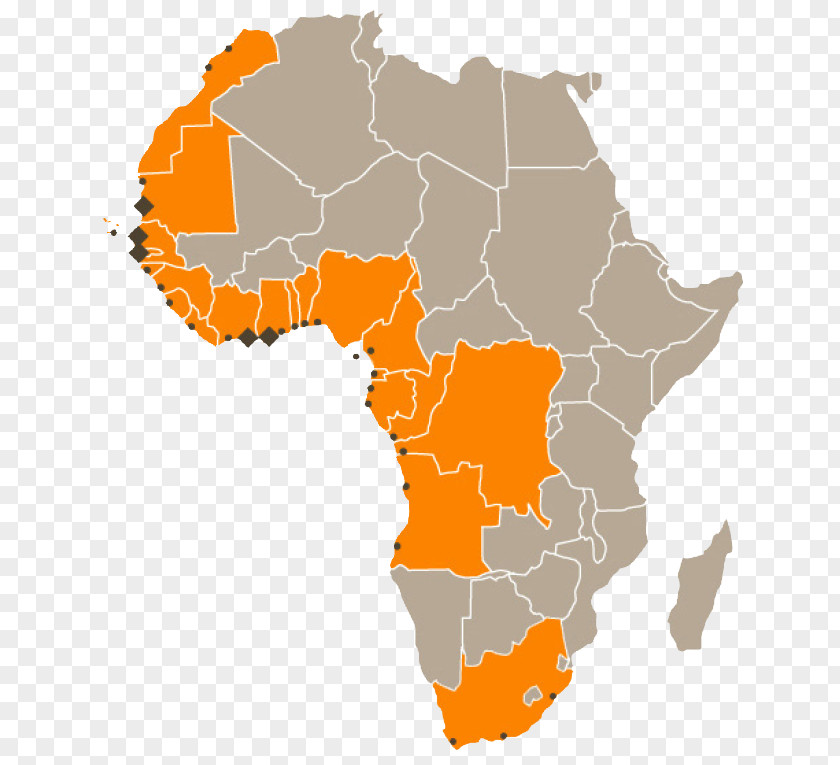 Africa World Map Index Mapa Polityczna PNG