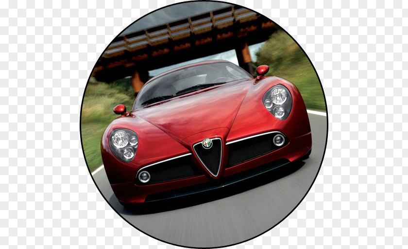 Alfa Romeo 8C Competizione Car 4C MiTO PNG